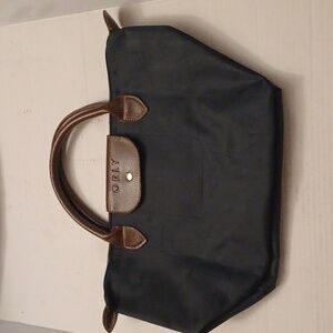 4/$60 Navy & Brown Handbag